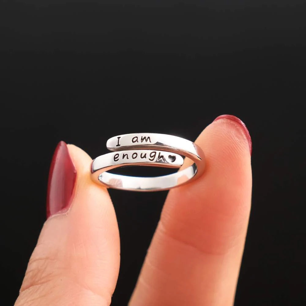 FEELIVE I am enough Anxiety Relief Comfort Ring