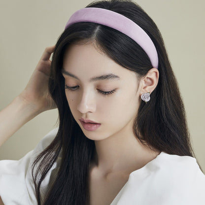 Feelive Classic Pink and Beige Light Color Wide Headband