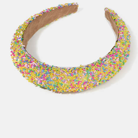 Donuts Candy Cake Dopamine Colors Headband yellow