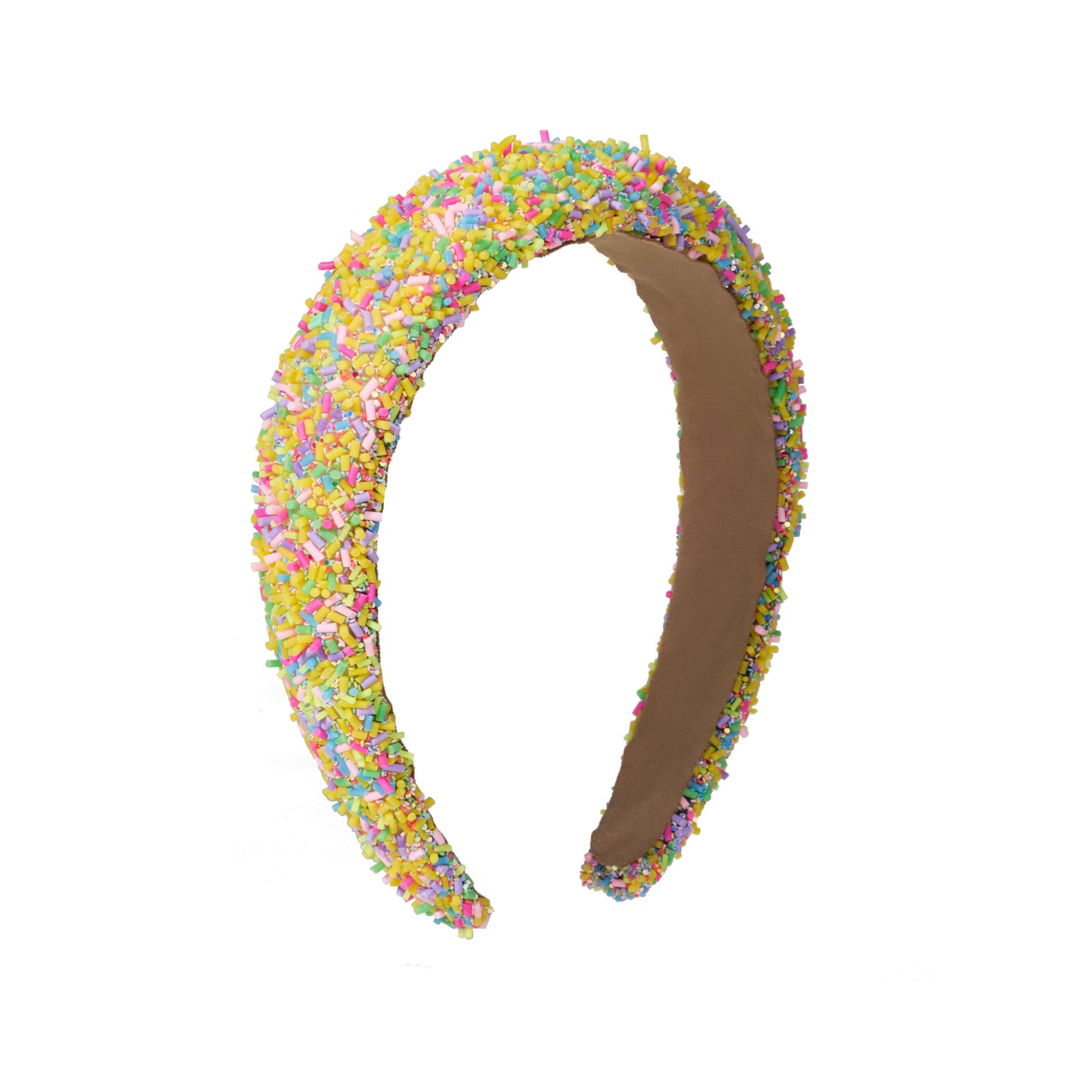 Donuts Candy Cake Dopamine Colors Headband - yellow