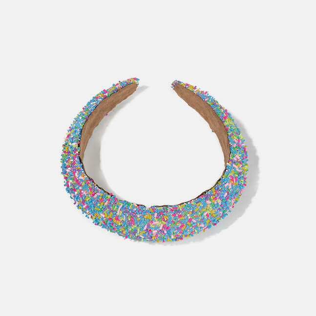 Donuts Candy Cake Dopamine Colors Headband blue