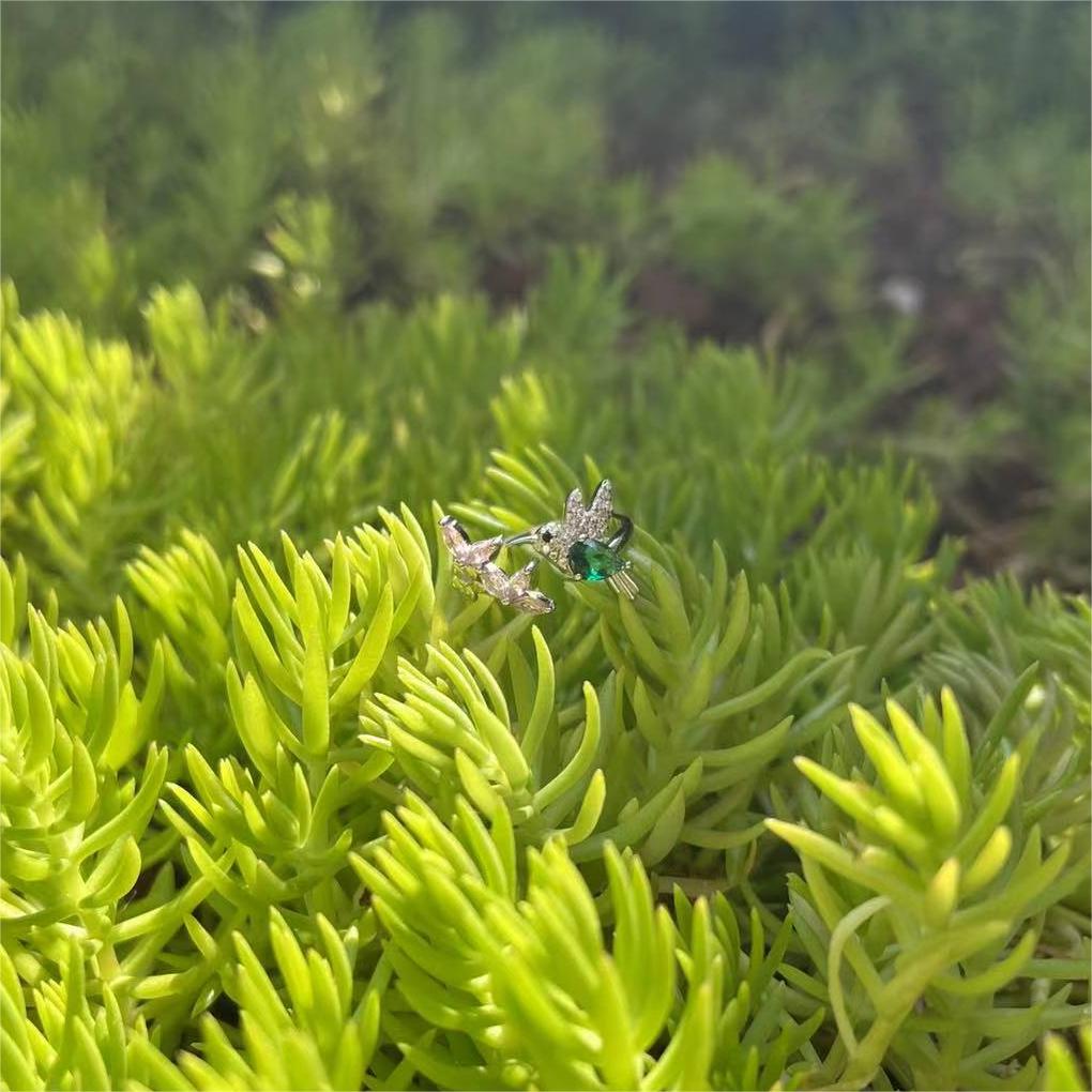 Hummingbird Gift Sterling Silver Ring