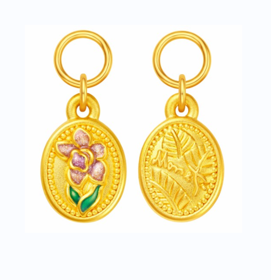 CHOW TAI SENG AU999 24K Gold Monet Garden Set