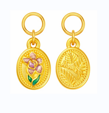 CHOW TAI SENG AU999 24K Gold Monet Garden Set