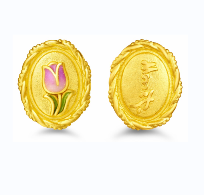 CHOW TAI SENG AU999 24K Gold Monet Garden Set