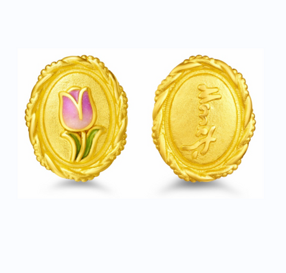 CHOW TAI SENG AU999 24K Gold Monet Garden Set