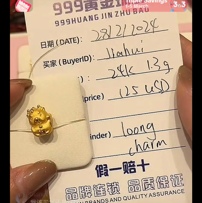 CHOW TAI SENG Au999 Live gold products set