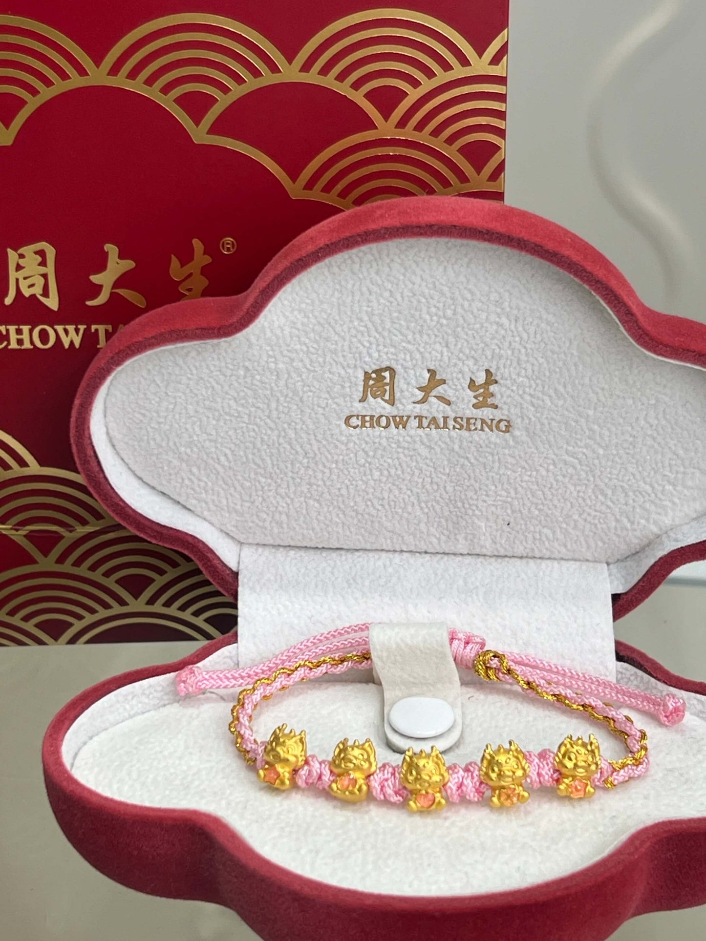 CHOW TAI SENG Au999 Live gold products set