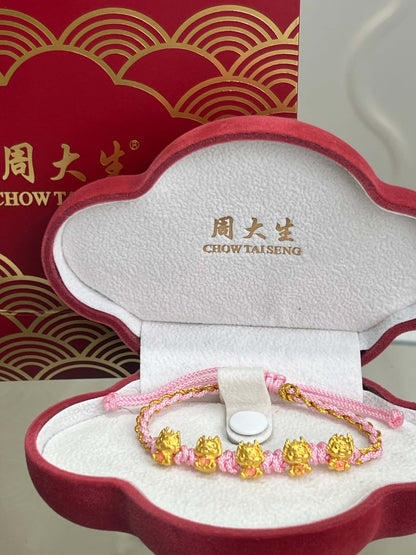 CHOW TAI SENG Au999 Live gold products set