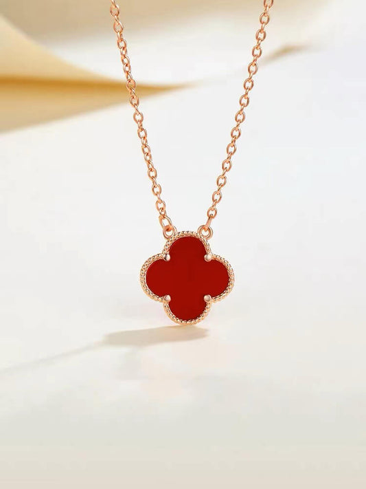 Clover Necklace Fine jewelry S925 Sterling silver gold plated