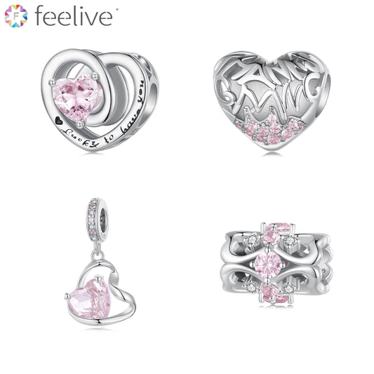 Warm Thanksgiving Zircon Charm Set in Sterling Silver - Feelive