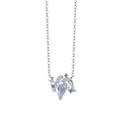 Fantasy Gems Twelve Constellations Necklace in Sterling Silver - Capricorn