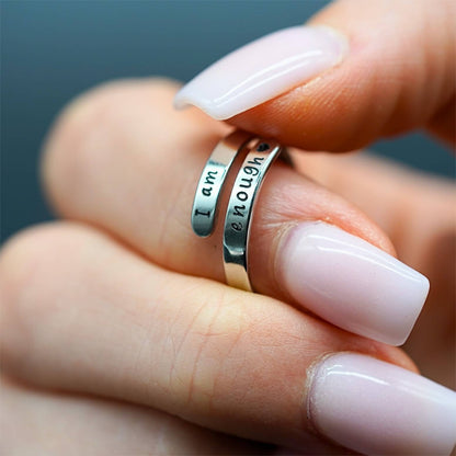 FEELIVE I am enough Anxiety Relief Comfort Ring