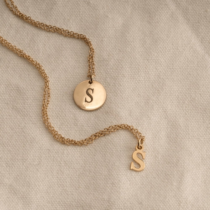 Classic Personalized Custom Lowercase Letter Necklace【FREE GIFT BOX】