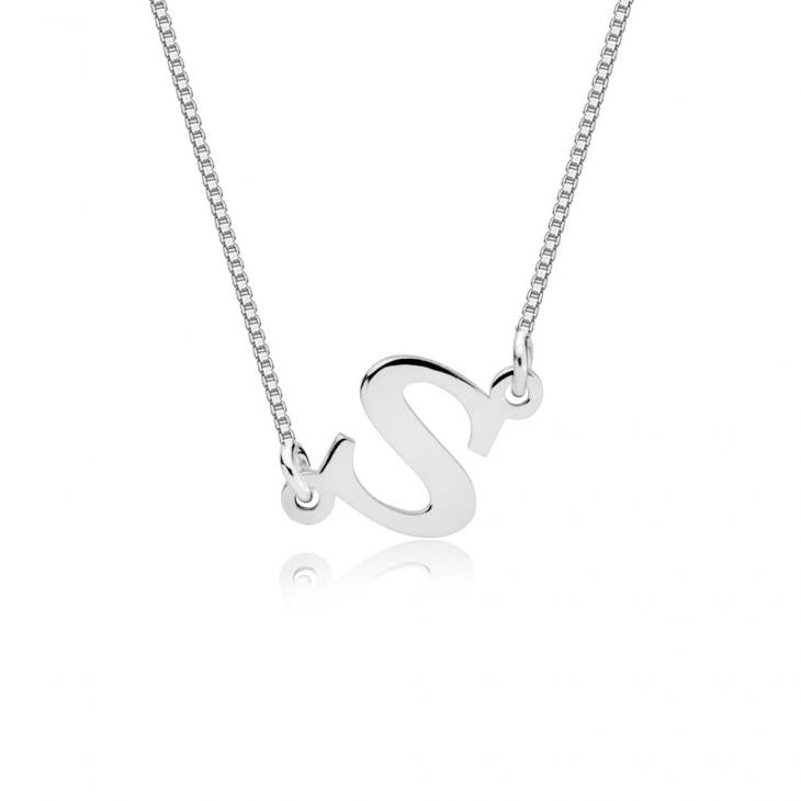 Fashion Slanted Customized Initial Necklace【FREE GIFT BOX】