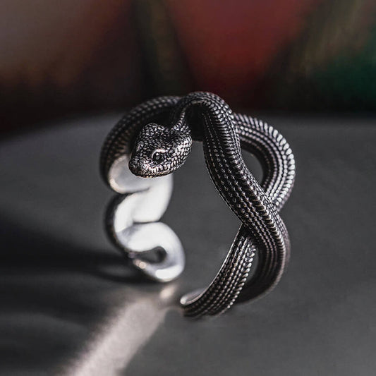 Fashion Mysterious Poisonous Snake Men Ring