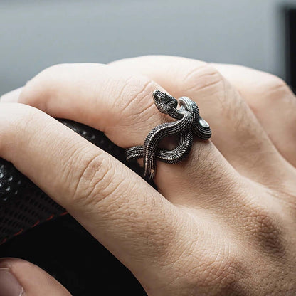 Fashion Mysterious Poisonous Snake Men Ring