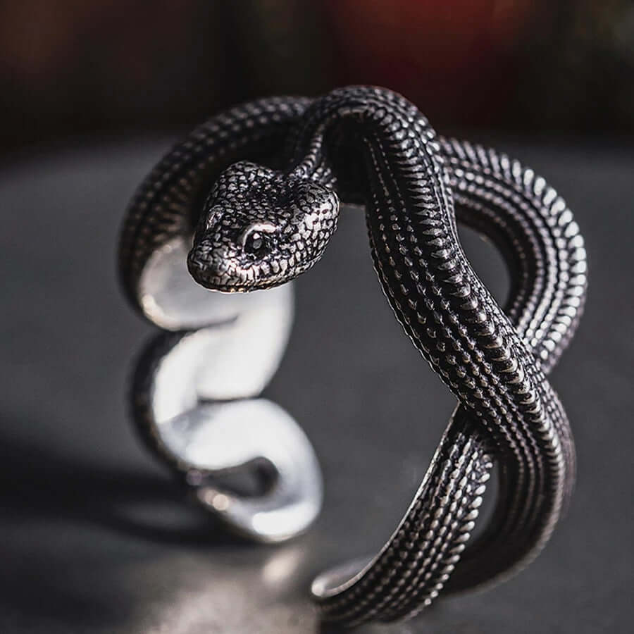 Fashion Mysterious Poisonous Snake Men Ring