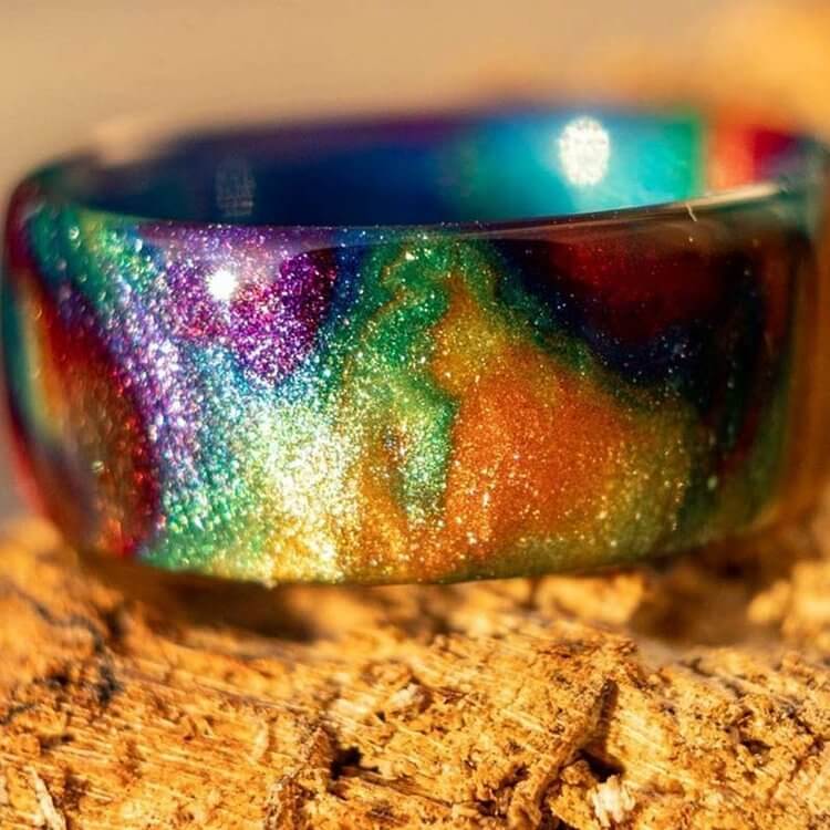 THE COLORED GALAXY OPAL RING-Colored Opal3