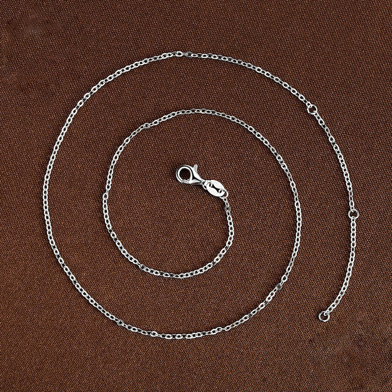 Cable Chain Necklace in Sterling Silver