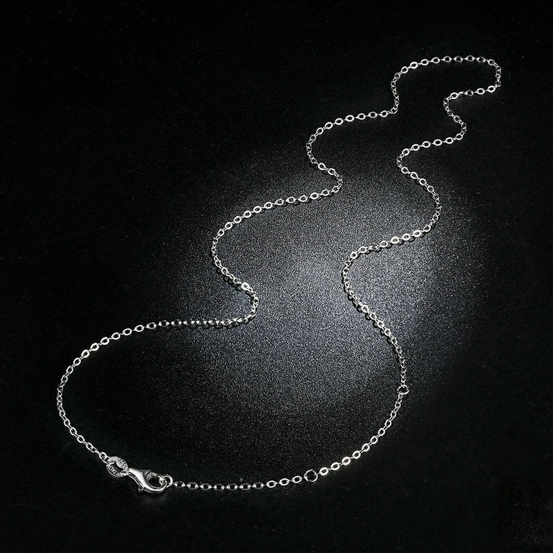 Cable Chain Necklace in Sterling Silver