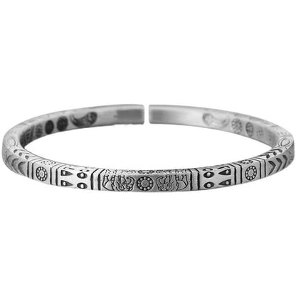 Fashion Vintage Lucky Totem Men Bangle Bracelet