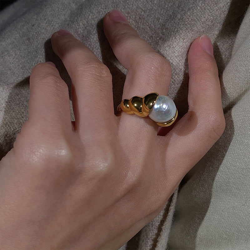 [TikTok] Gemstones Magic Ring in Gold Plated Brass