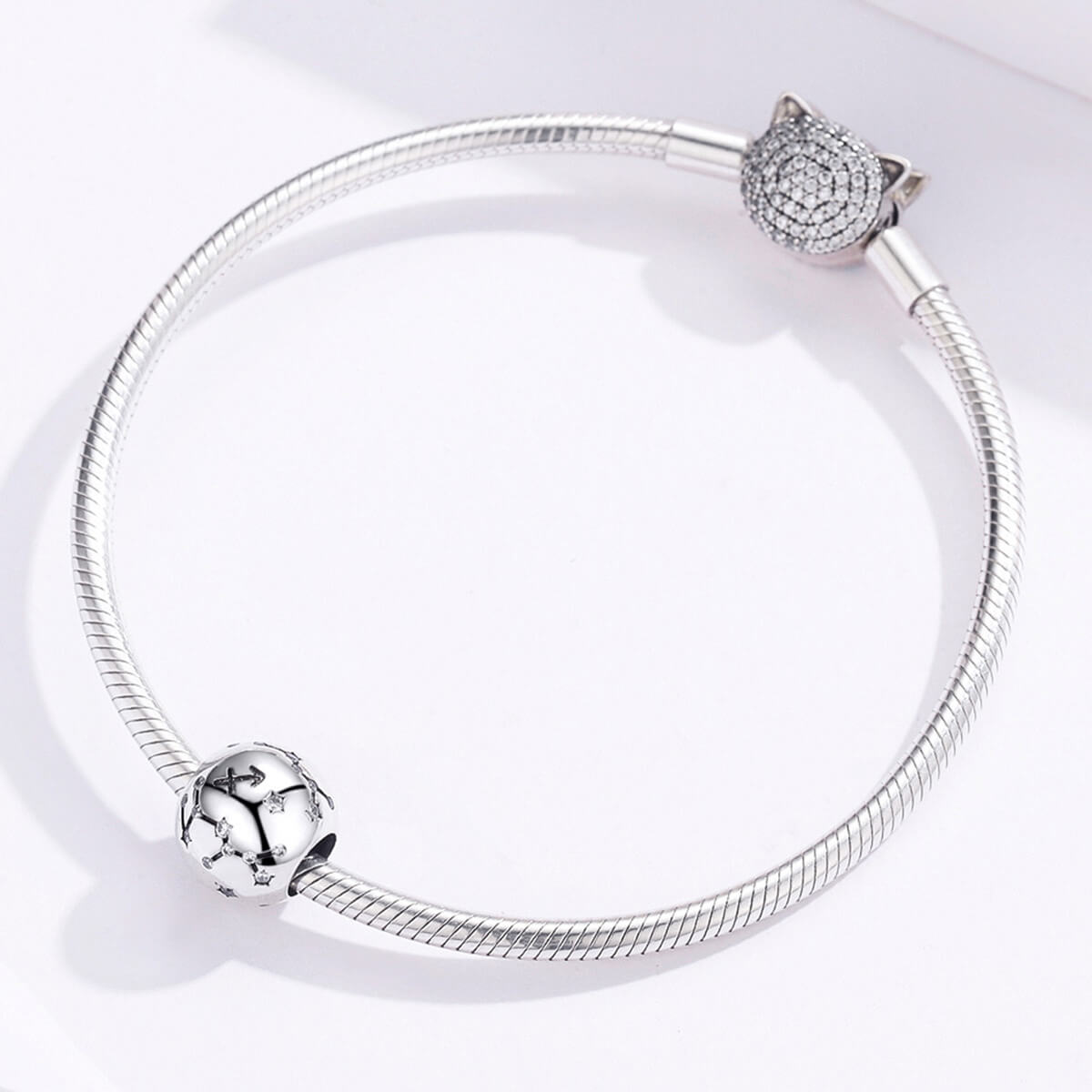 Constellations Bracelet Charm in Sterling Silver