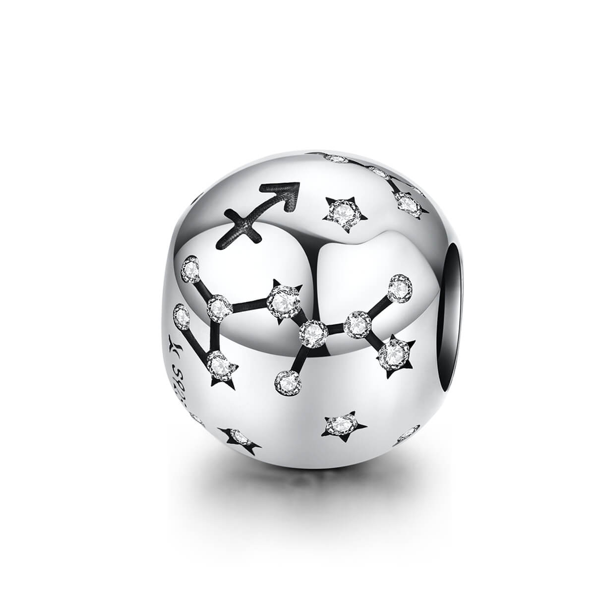 Constellations Sagittarius Charm in Sterling Silver