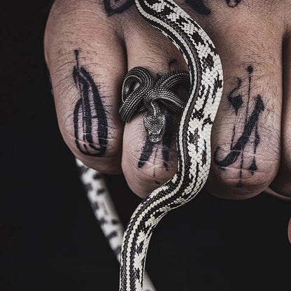 Fashion Mysterious Poisonous Snake Men Ring